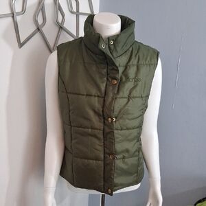 Moncler Women's Green Quilted Vest